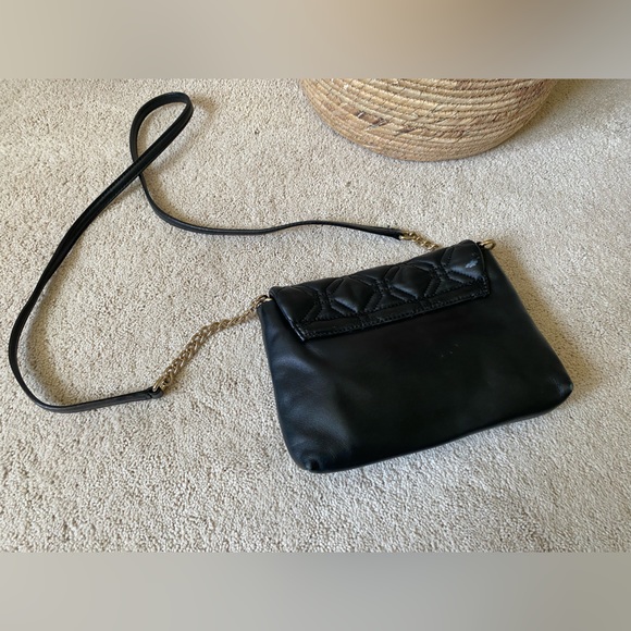 Kate Spade Black Quilted Crossbody with Gold Details - Picture 6 of 9
